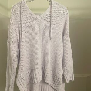 Aerie V-Neck Cream Sweater